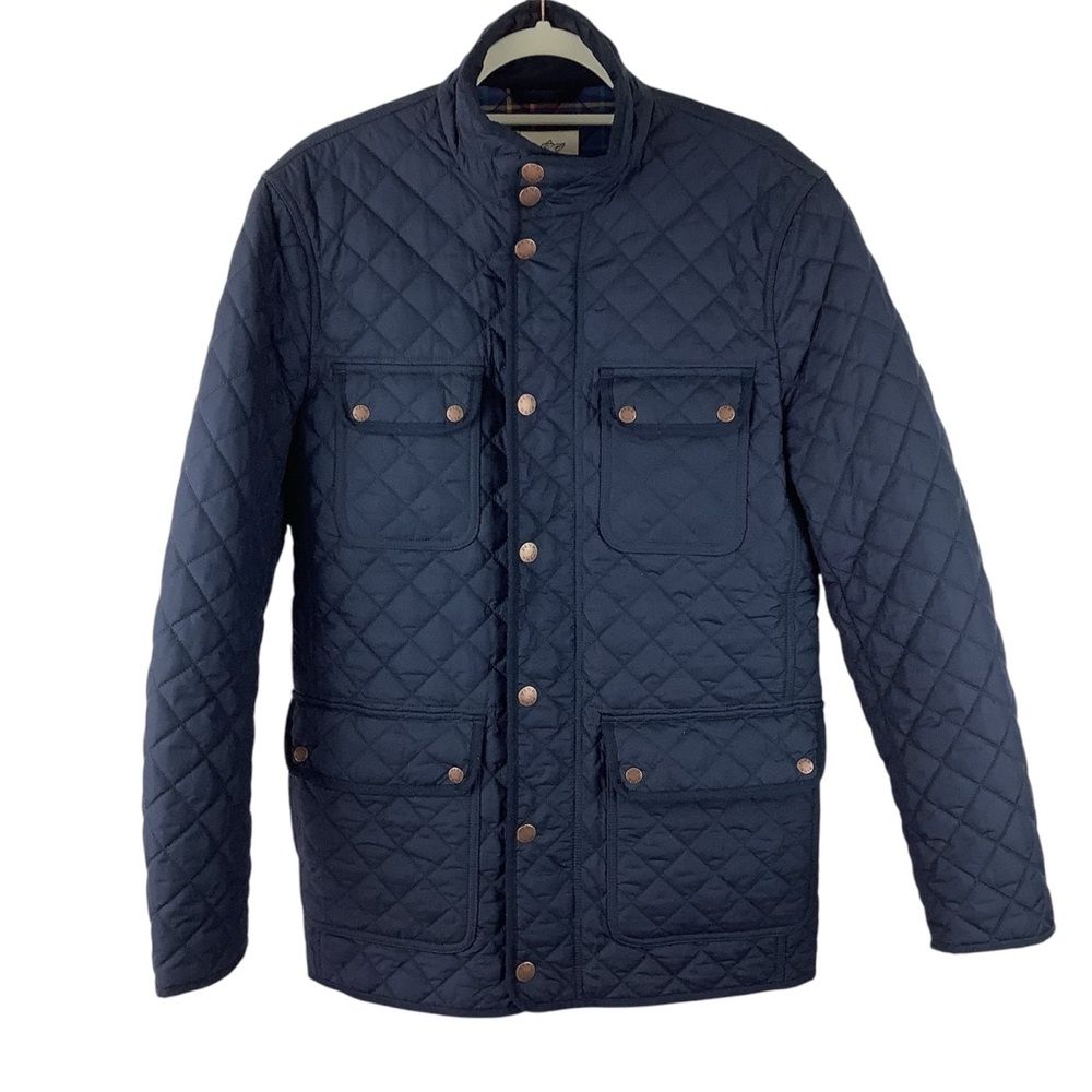 Thomas Pink Blue Quilted Men’s Jacket